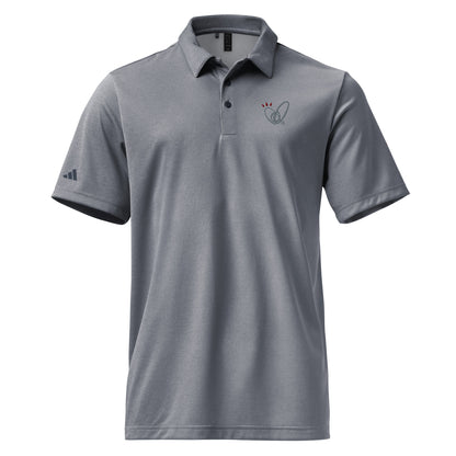 Epic Whizz® Heart-Embroidered_Unisex Adidas Space-Dyed Polo Shirt