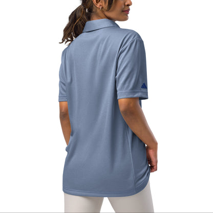Epic Whizz® Heart-Embroidered_Unisex Adidas Space-Dyed Polo Shirt