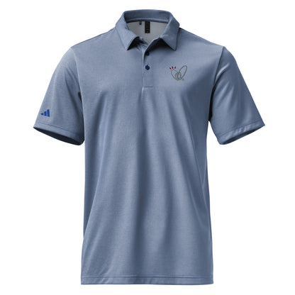 Epic Whizz® Heart-Embroidered_Unisex Adidas Space-Dyed Polo Shirt