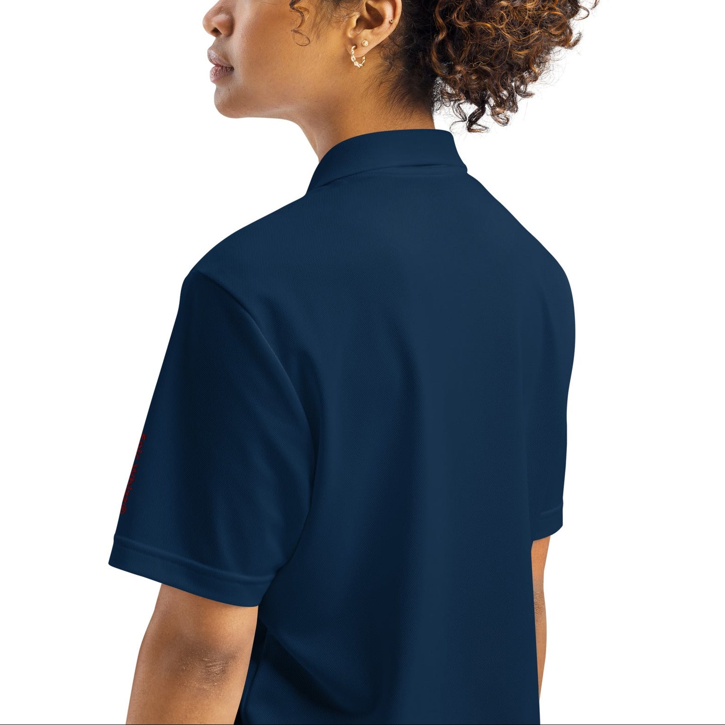 Epic Whizz® Heart-Embroidered_Unisex Adidas Sport Polo Shirt