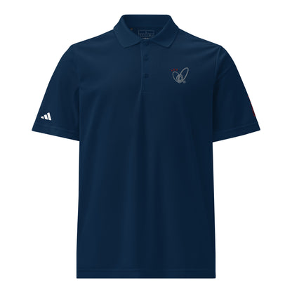Epic Whizz® Heart-Embroidered_Unisex Adidas Sport Polo Shirt