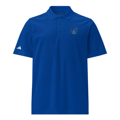 Epic Whizz® Heart-Embroidered_Unisex Adidas Sport Polo Shirt