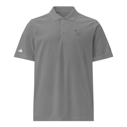 Epic Whizz® Heart-Embroidered_Unisex Adidas Sport Polo Shirt