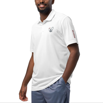 Epic Whizz® Heart-Embroidered_Unisex Adidas Sport Polo Shirt