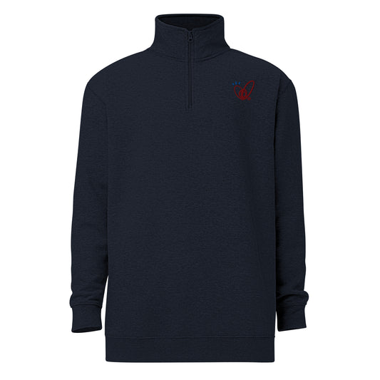 Epic Whizz® Heart_Embroidery_Unisex Fleece Pullover