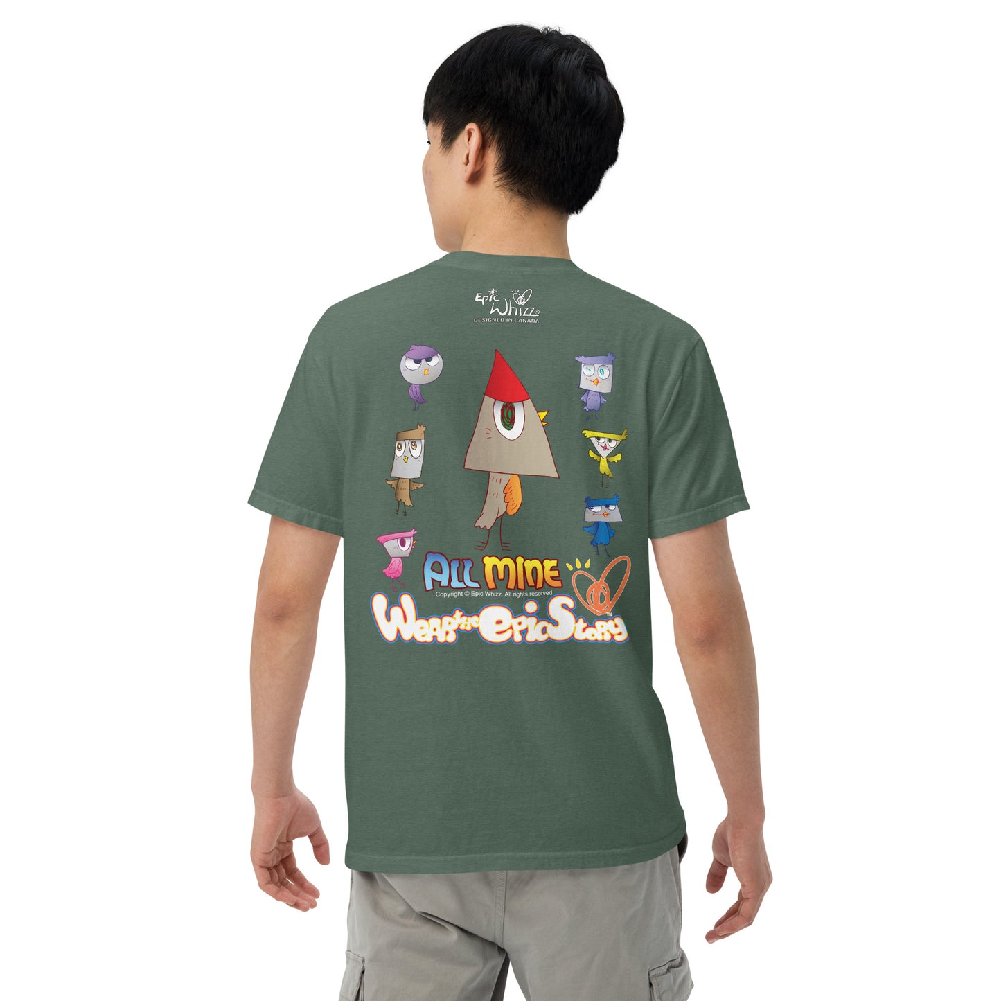 All Mine_Unisex Garment-dyed Heavyweight T-shirt