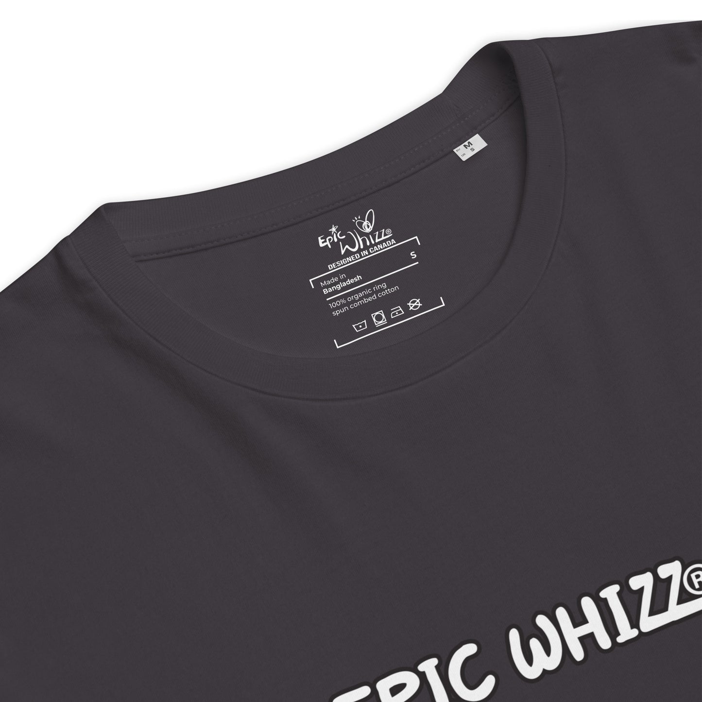 Epic Whizz® LOGO_DTG printing_Unisex organic ribbed neck t-shirt