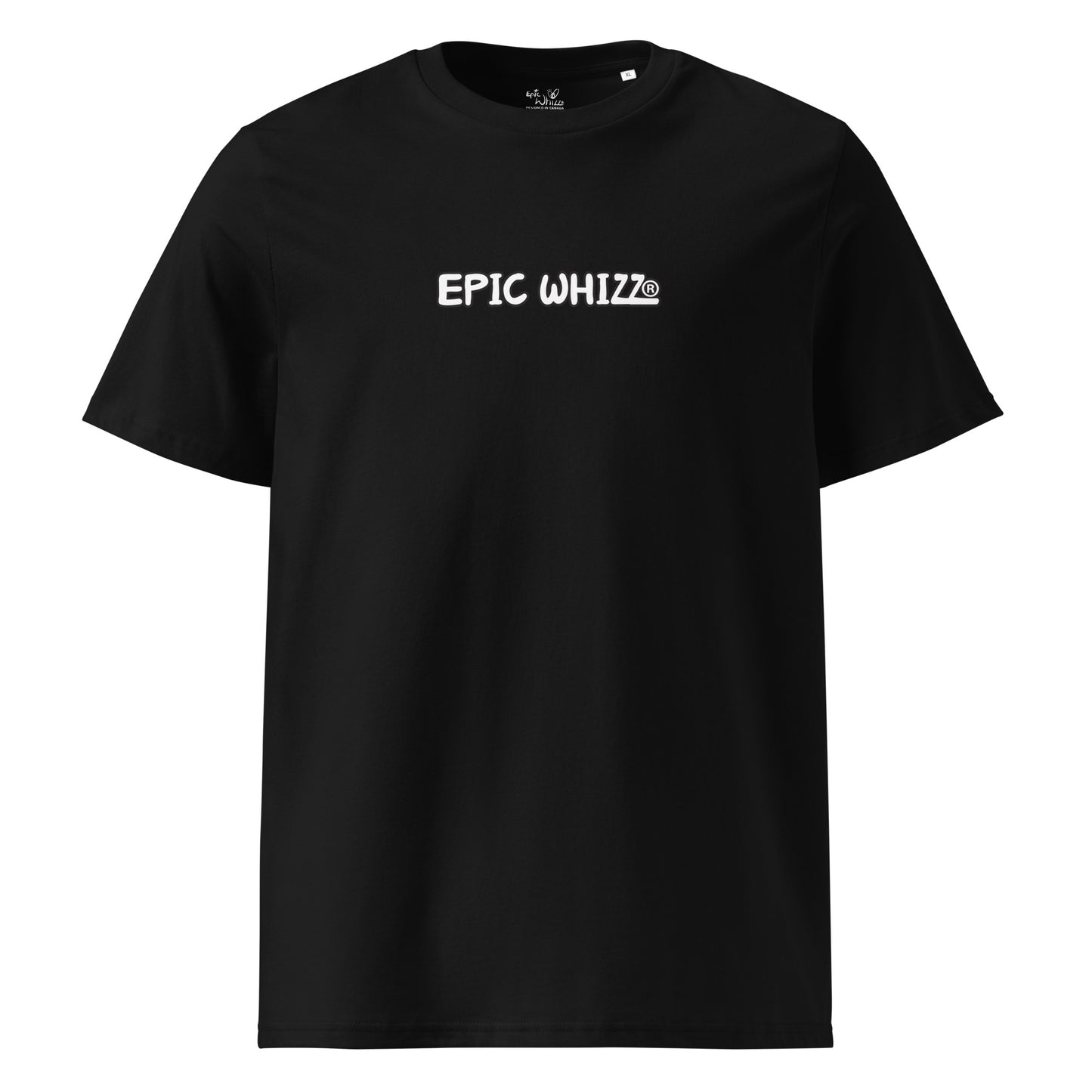 Epic Whizz® LOGO_DTG printing_Unisex organic ribbed neck t-shirt
