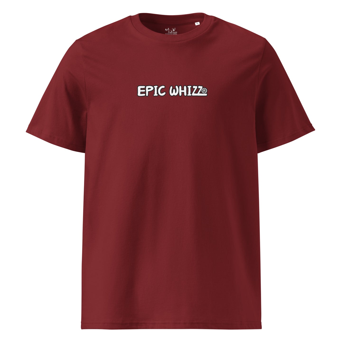 Epic Whizz® LOGO_DTG printing_Unisex organic ribbed neck t-shirt