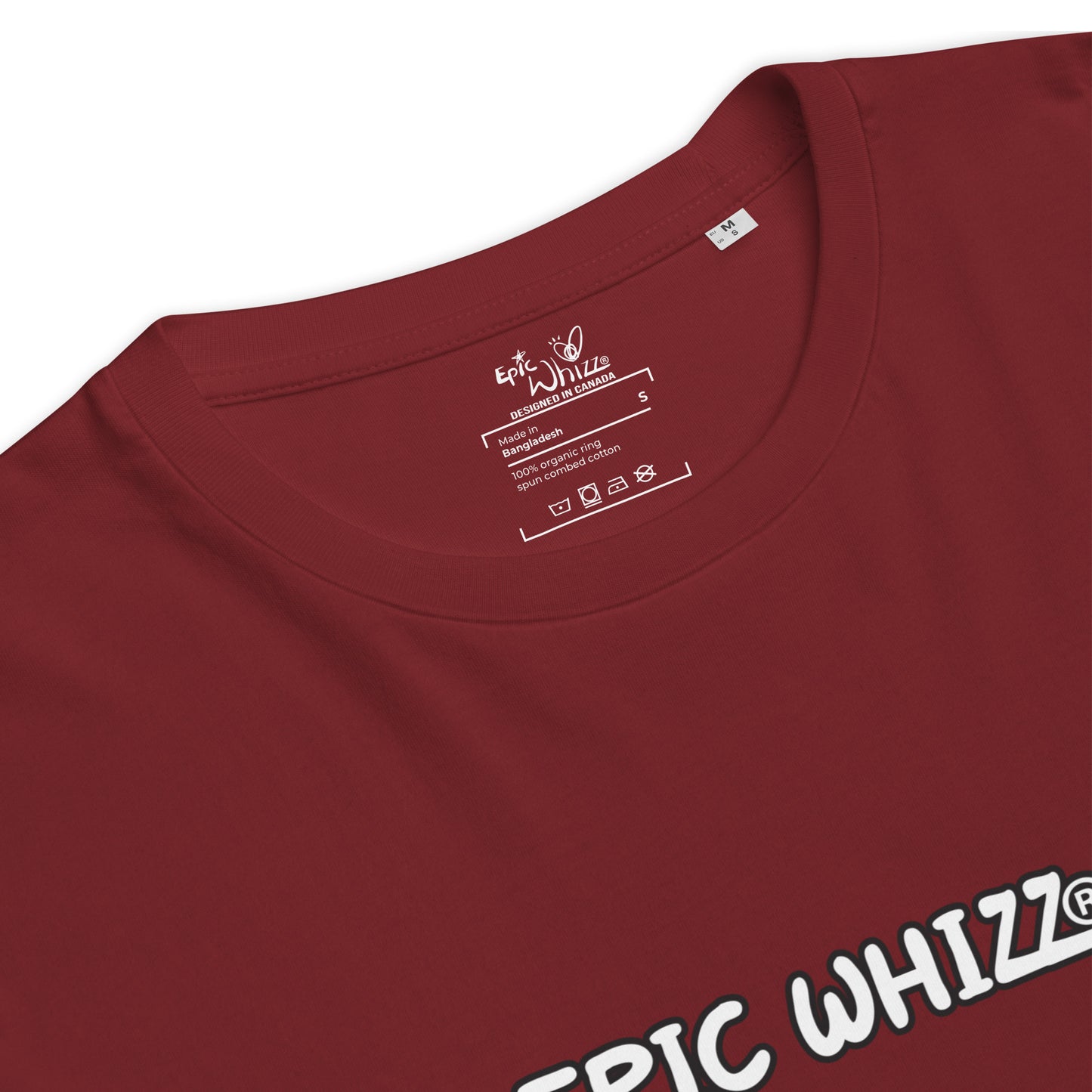 Epic Whizz® LOGO_DTG printing_Unisex organic ribbed neck t-shirt
