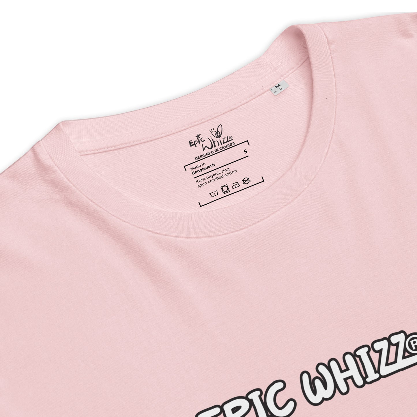 Epic Whizz® LOGO_DTG printing_Unisex organic ribbed neck t-shirt