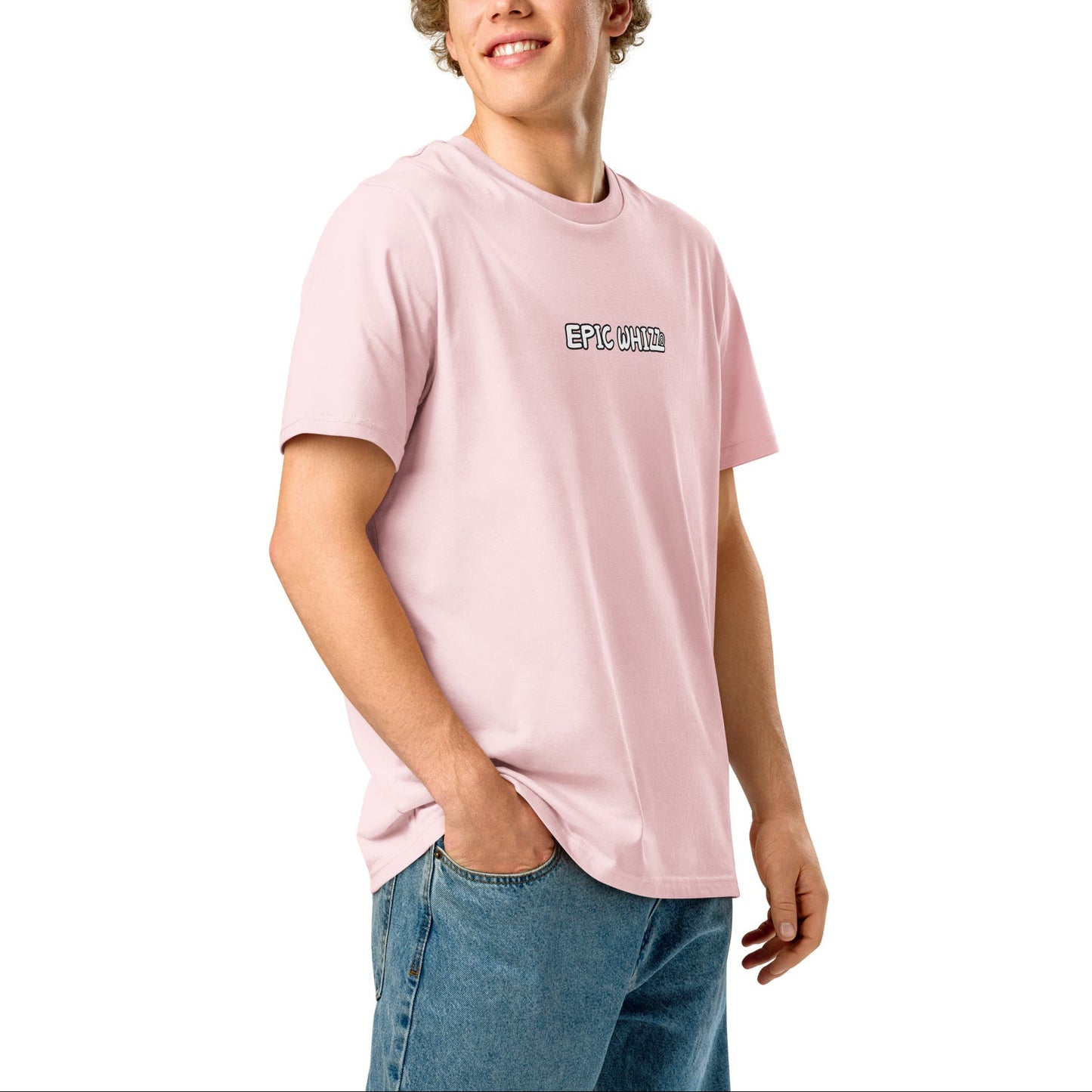 Epic Whizz® LOGO_DTG printing_Unisex organic ribbed neck t-shirt