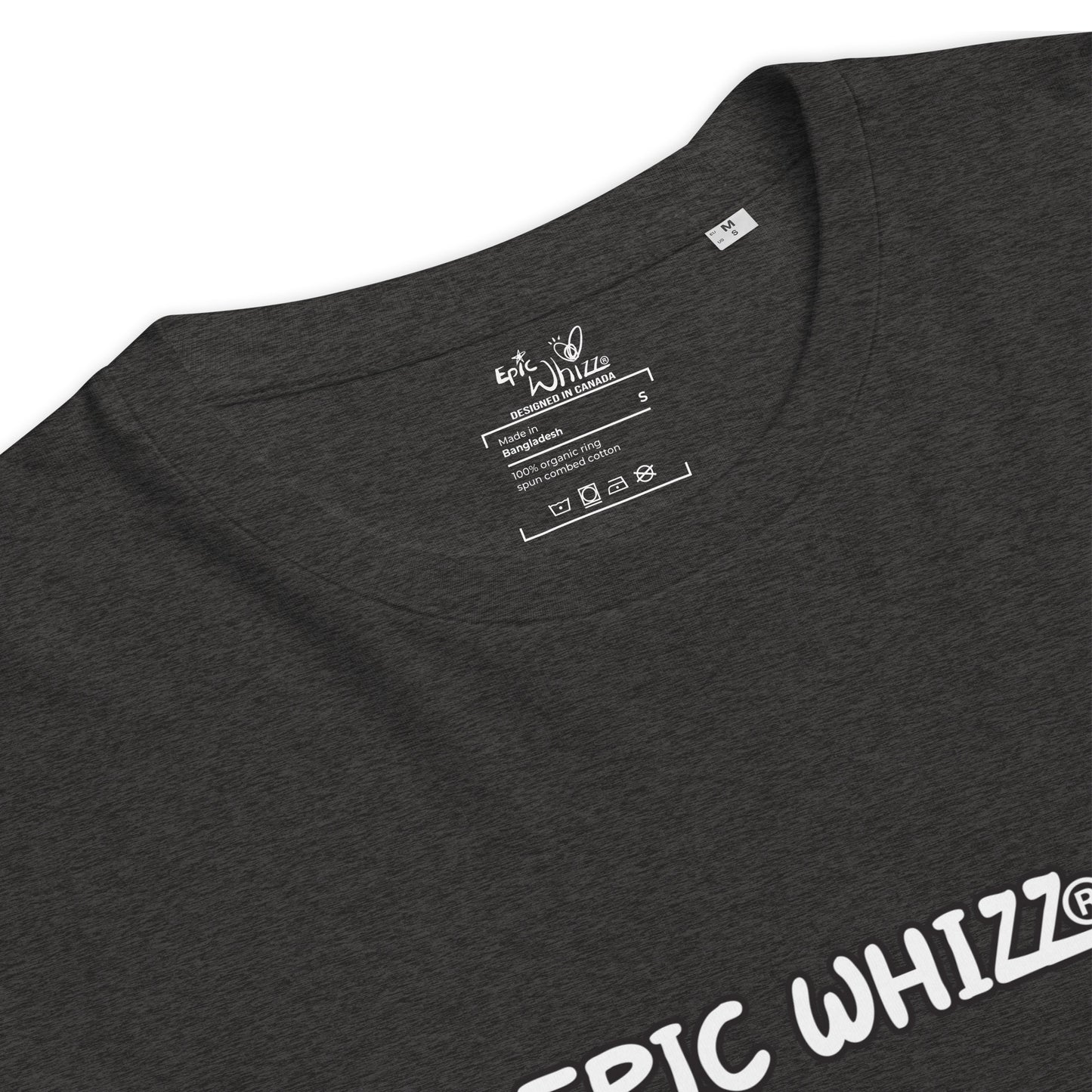 Epic Whizz® LOGO_DTG printing_Unisex organic ribbed neck t-shirt
