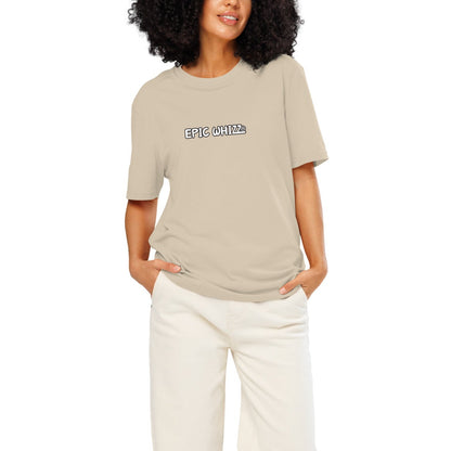 Epic Whizz® LOGO_DTG printing_Unisex organic ribbed neck t-shirt
