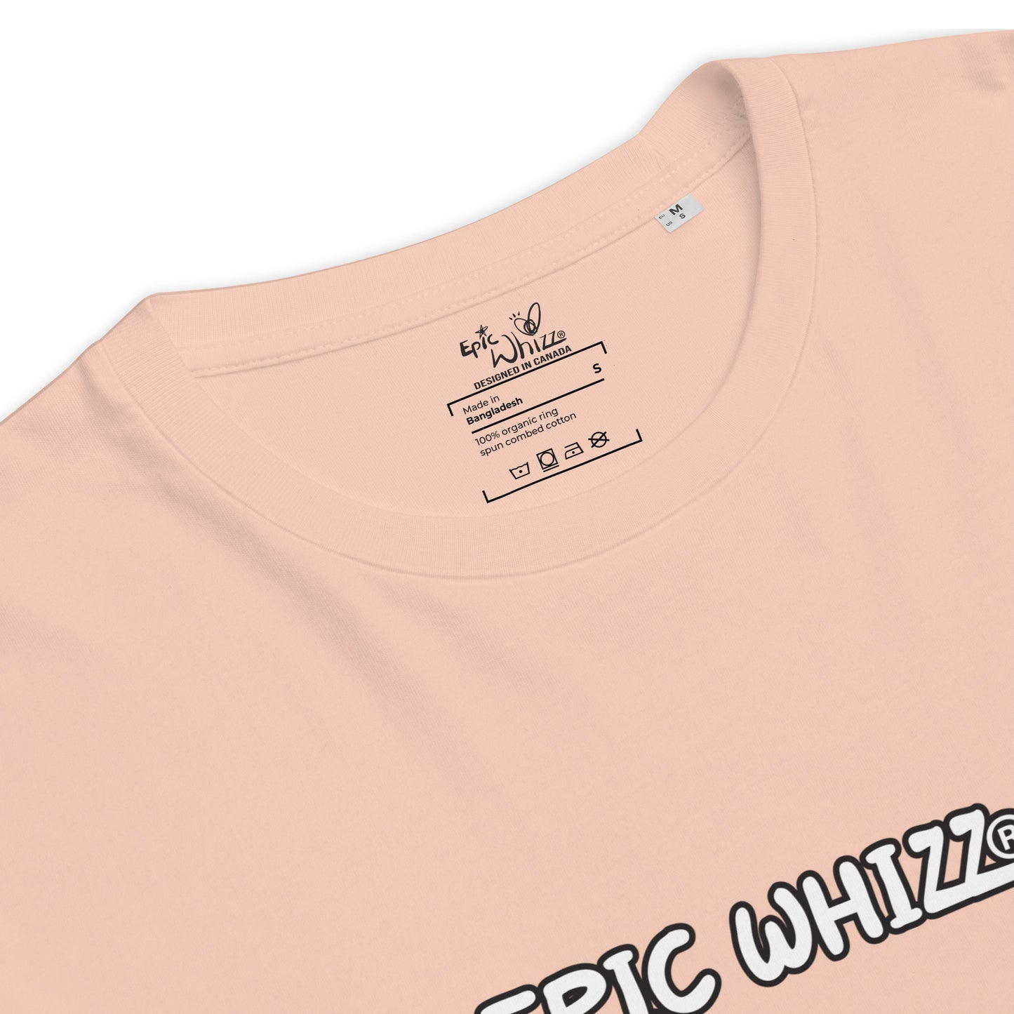 Epic Whizz® LOGO_DTG printing_Unisex organic ribbed neck t-shirt