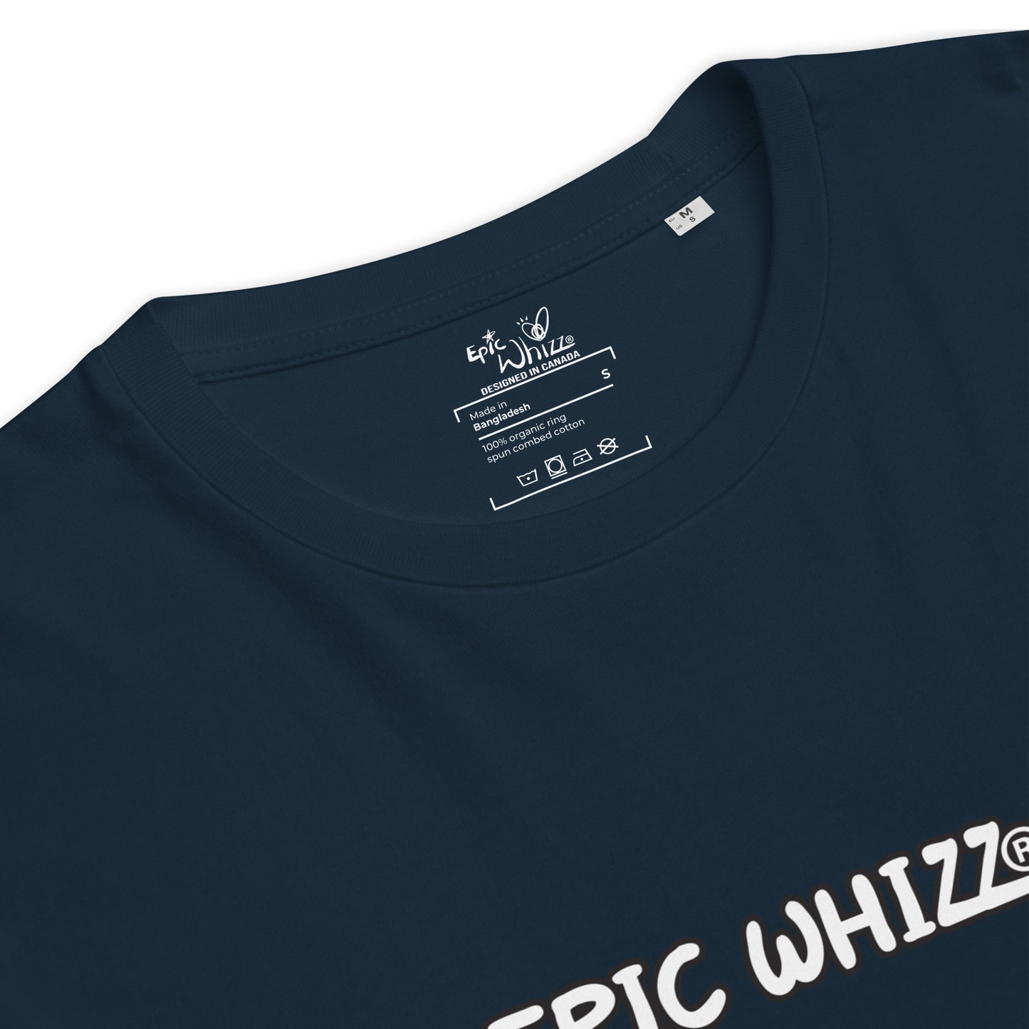 Epic Whizz® LOGO_DTG printing_Unisex organic ribbed neck t-shirt