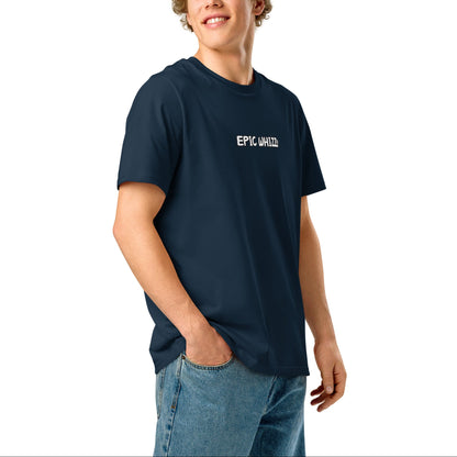 Epic Whizz® LOGO_DTG printing_Unisex organic ribbed neck t-shirt