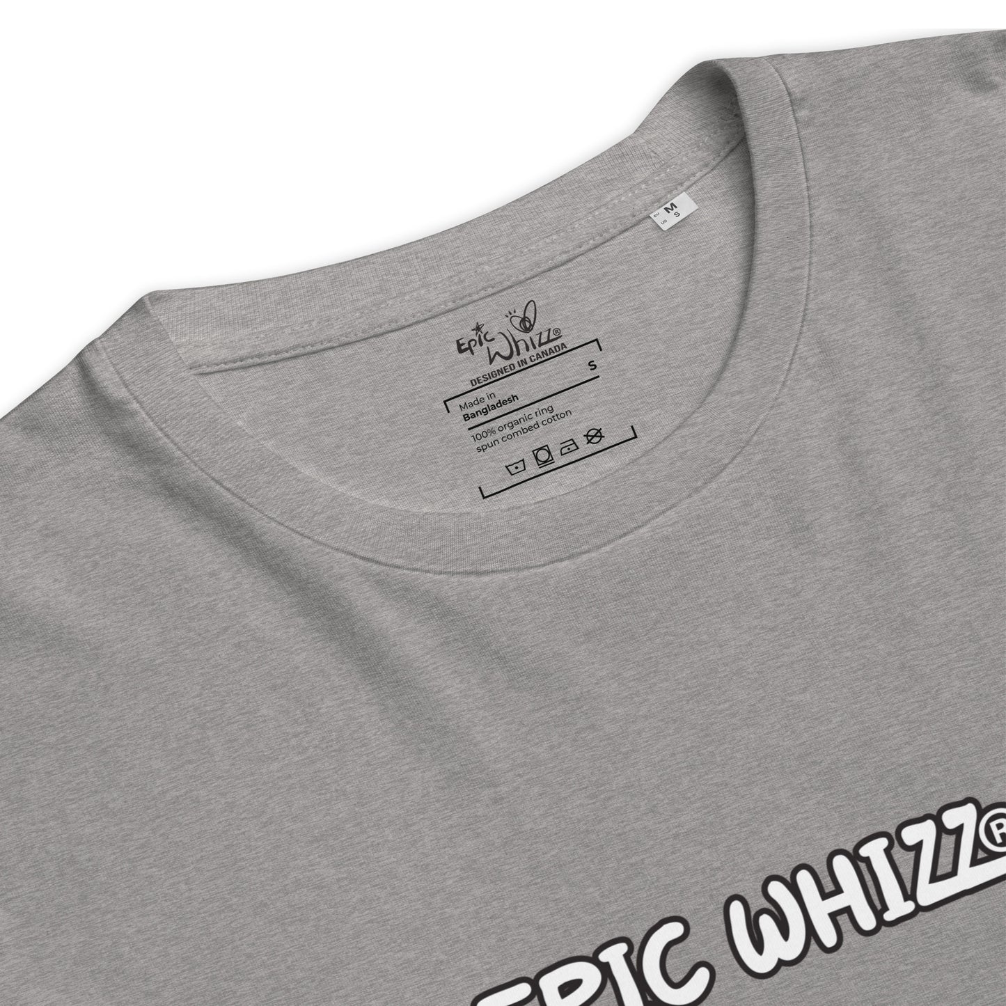 Epic Whizz® LOGO_DTG printing_Unisex organic ribbed neck t-shirt