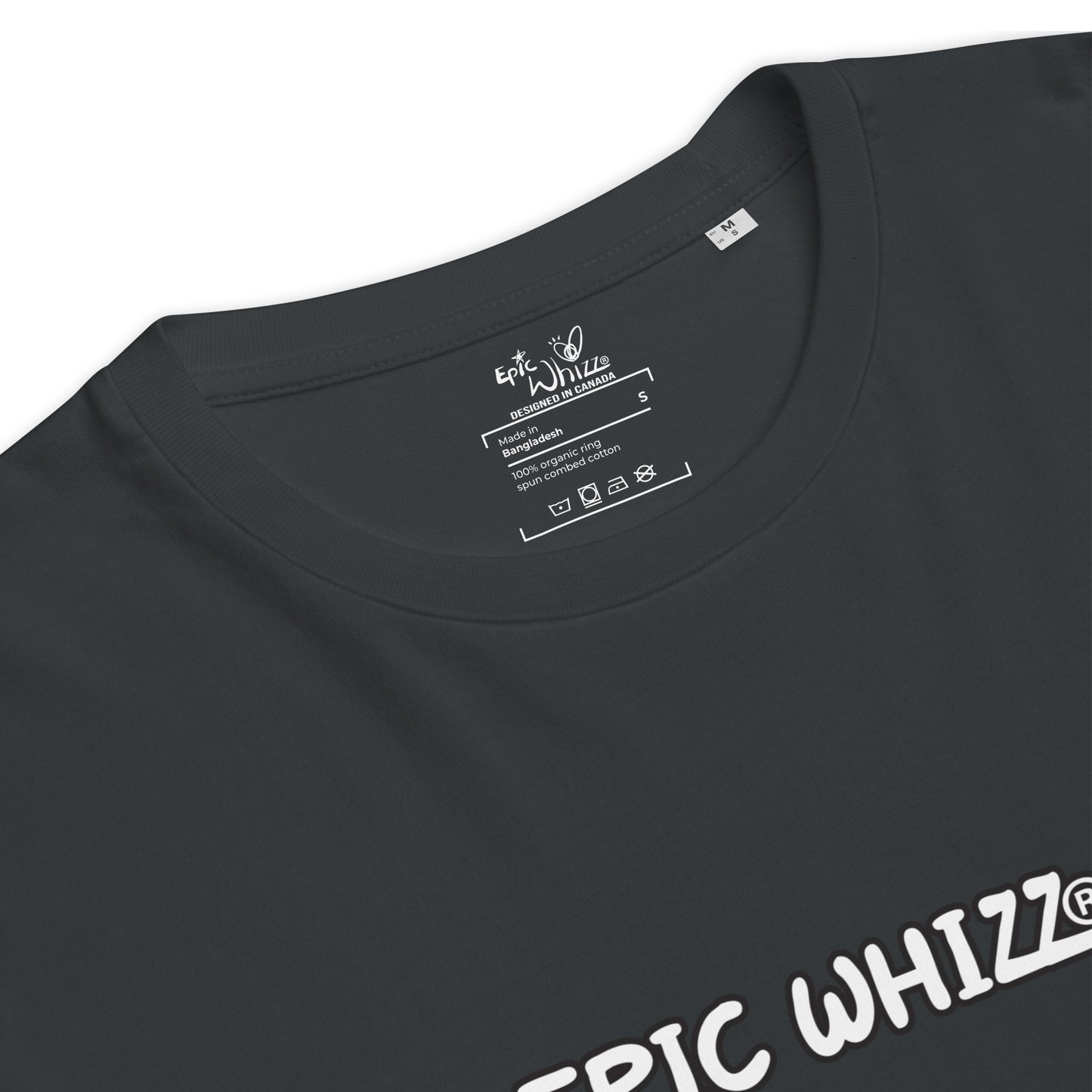 Epic Whizz® LOGO_DTG printing_Unisex organic ribbed neck t-shirt