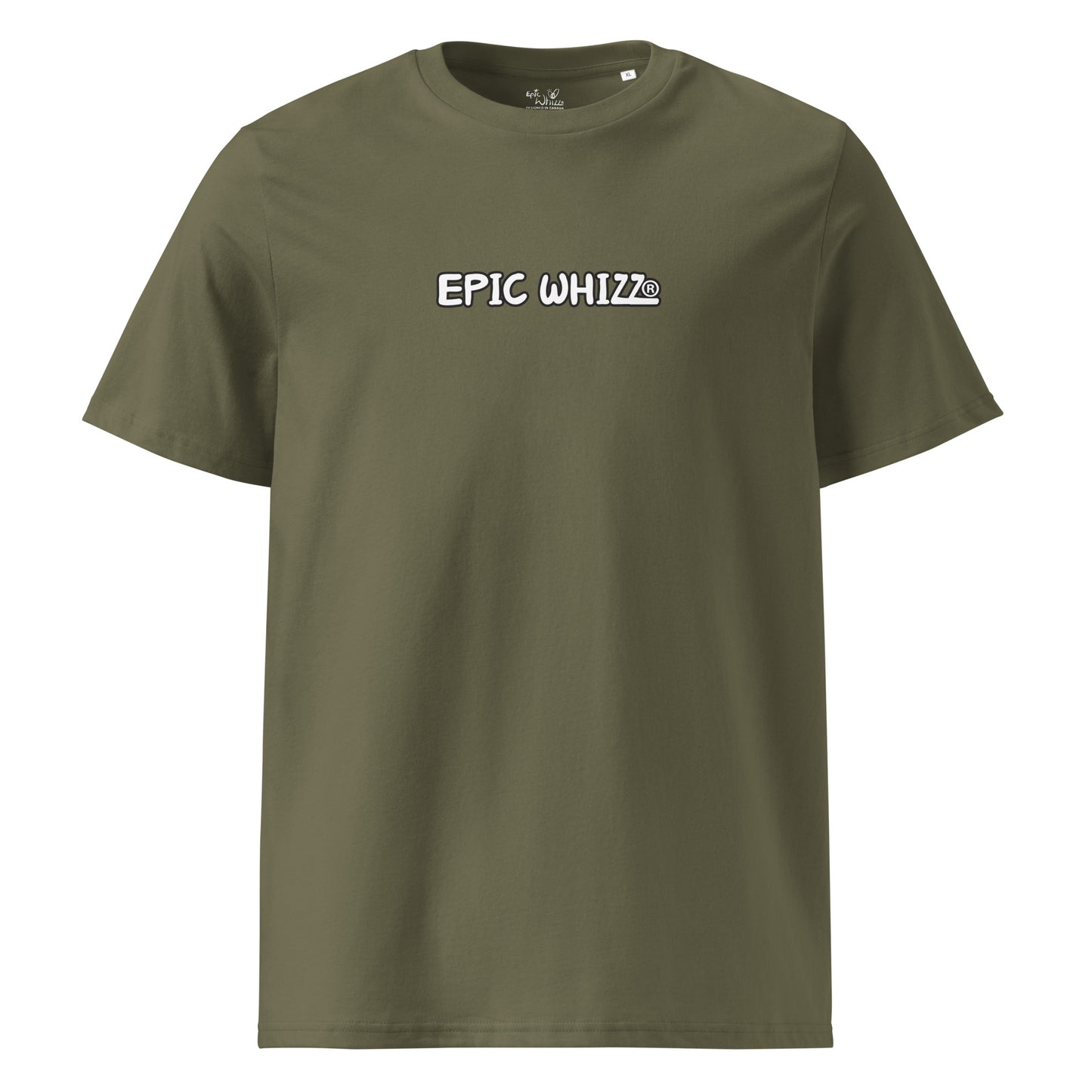 Epic Whizz® LOGO_DTG printing_Unisex organic ribbed neck t-shirt