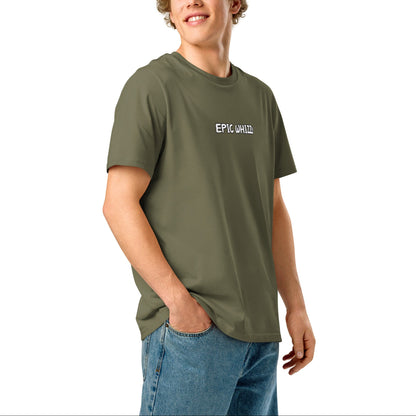 Epic Whizz® LOGO_DTG printing_Unisex organic ribbed neck t-shirt