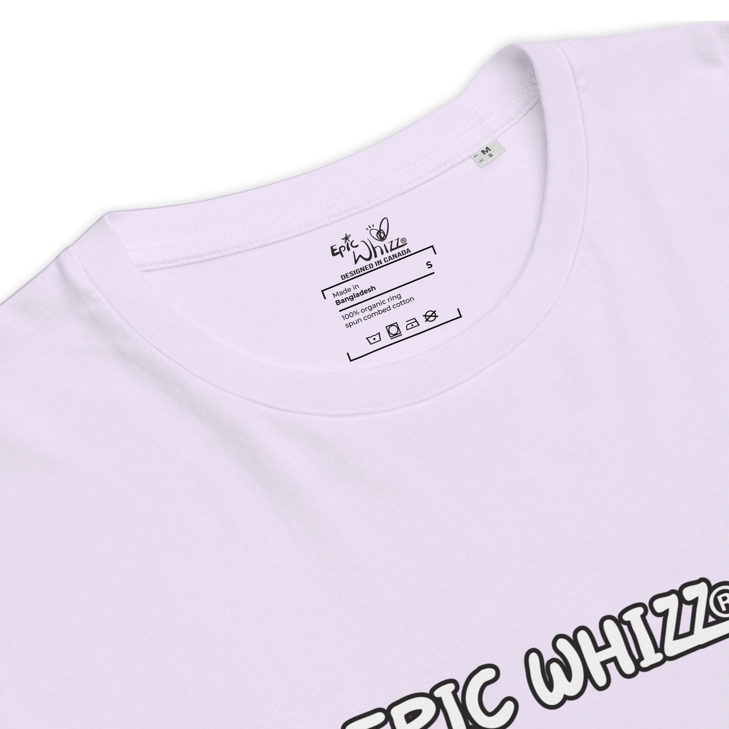 Epic Whizz® LOGO_DTG printing_Unisex organic ribbed neck t-shirt