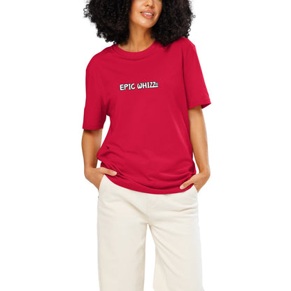Epic Whizz® LOGO_DTG printing_Unisex organic ribbed neck t-shirt