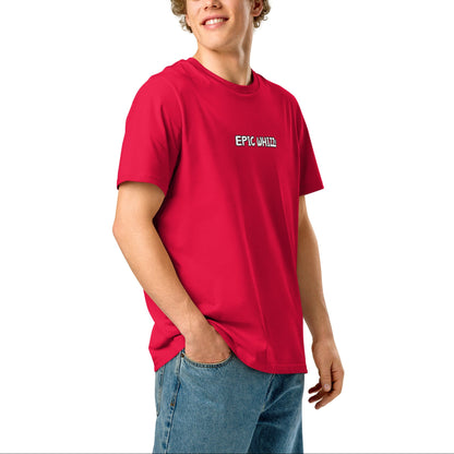 Epic Whizz® LOGO_DTG printing_Unisex organic ribbed neck t-shirt