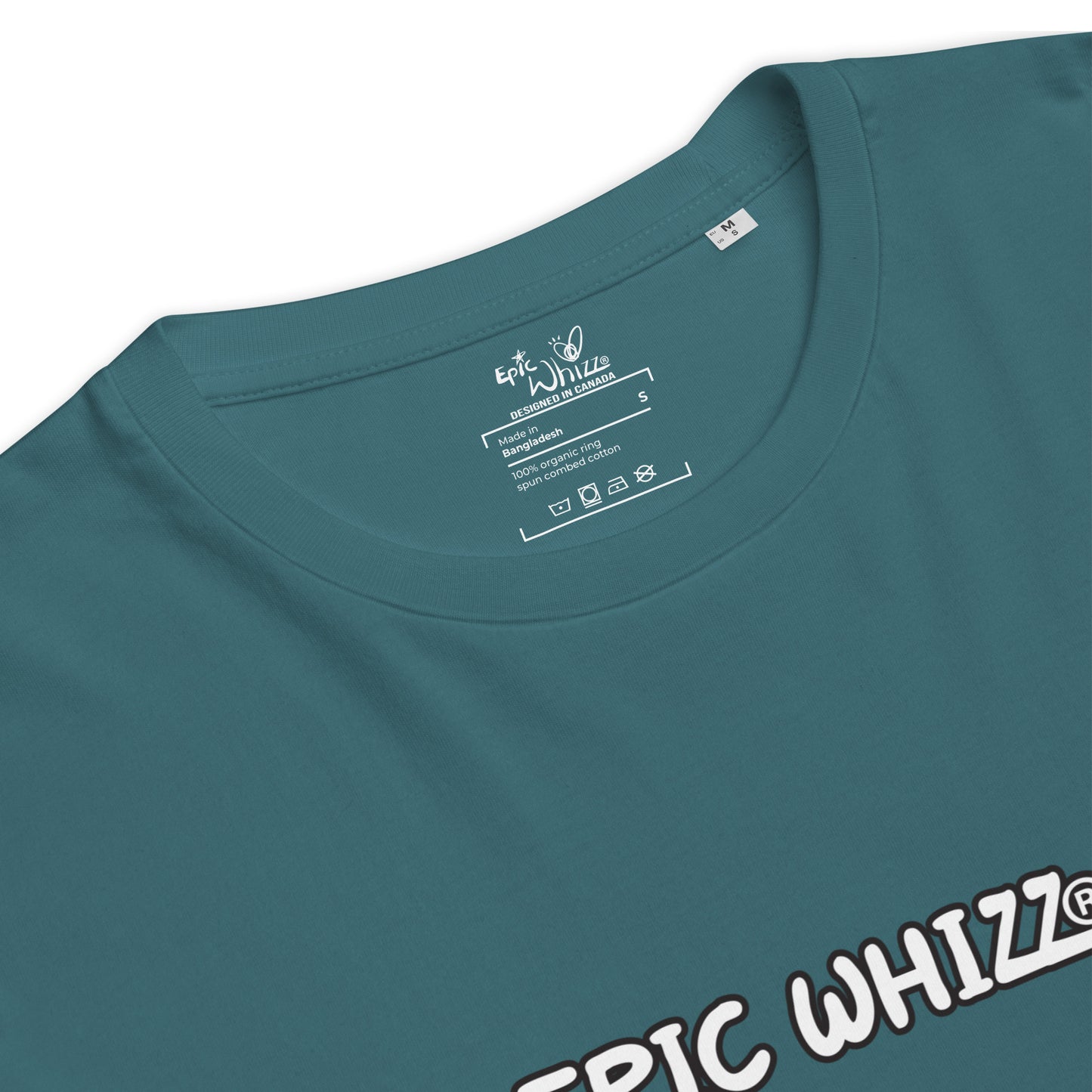 Epic Whizz® LOGO_DTG printing_Unisex organic ribbed neck t-shirt