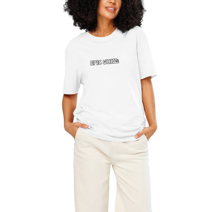 Epic Whizz® LOGO_DTG printing_Unisex organic ribbed neck t-shirt