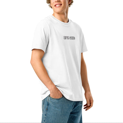 Epic Whizz® LOGO_DTG printing_Unisex organic ribbed neck t-shirt
