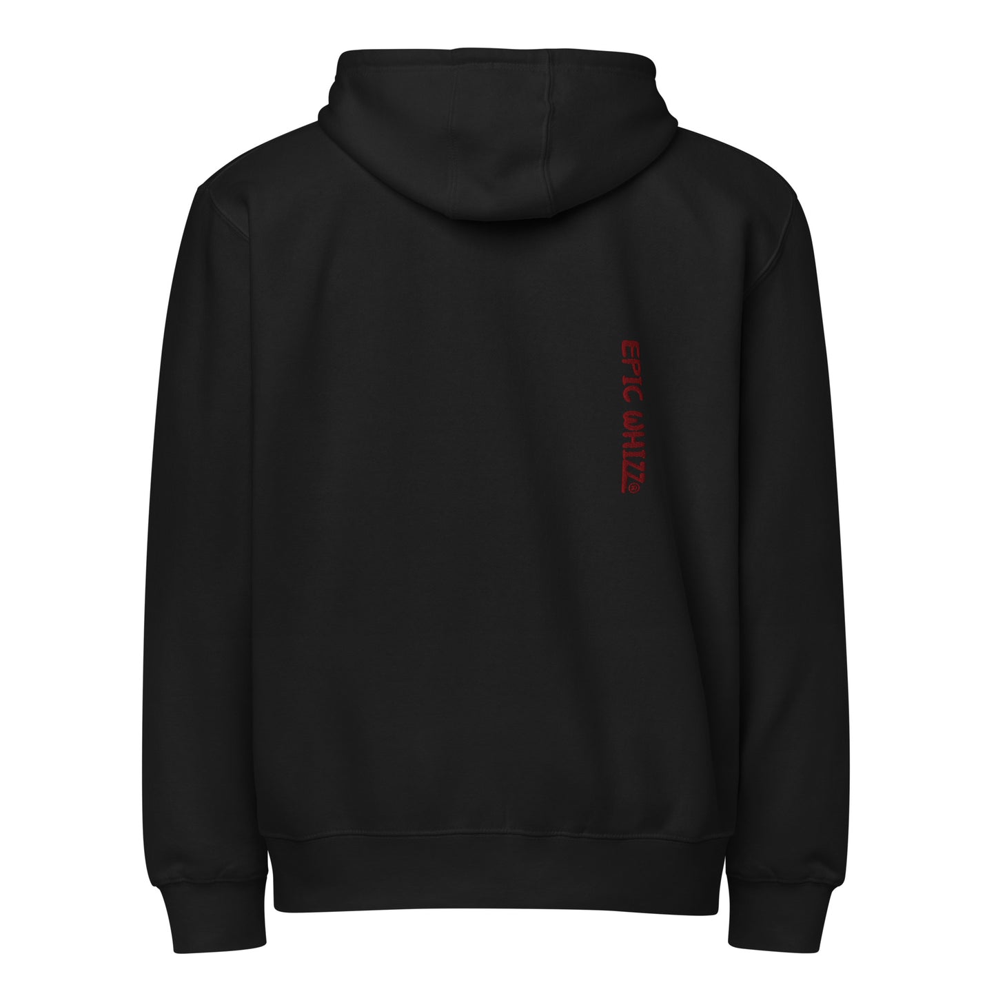 Epic Whizz® Heart-Embroidered_Unisex Premium Full Zip Hoodie