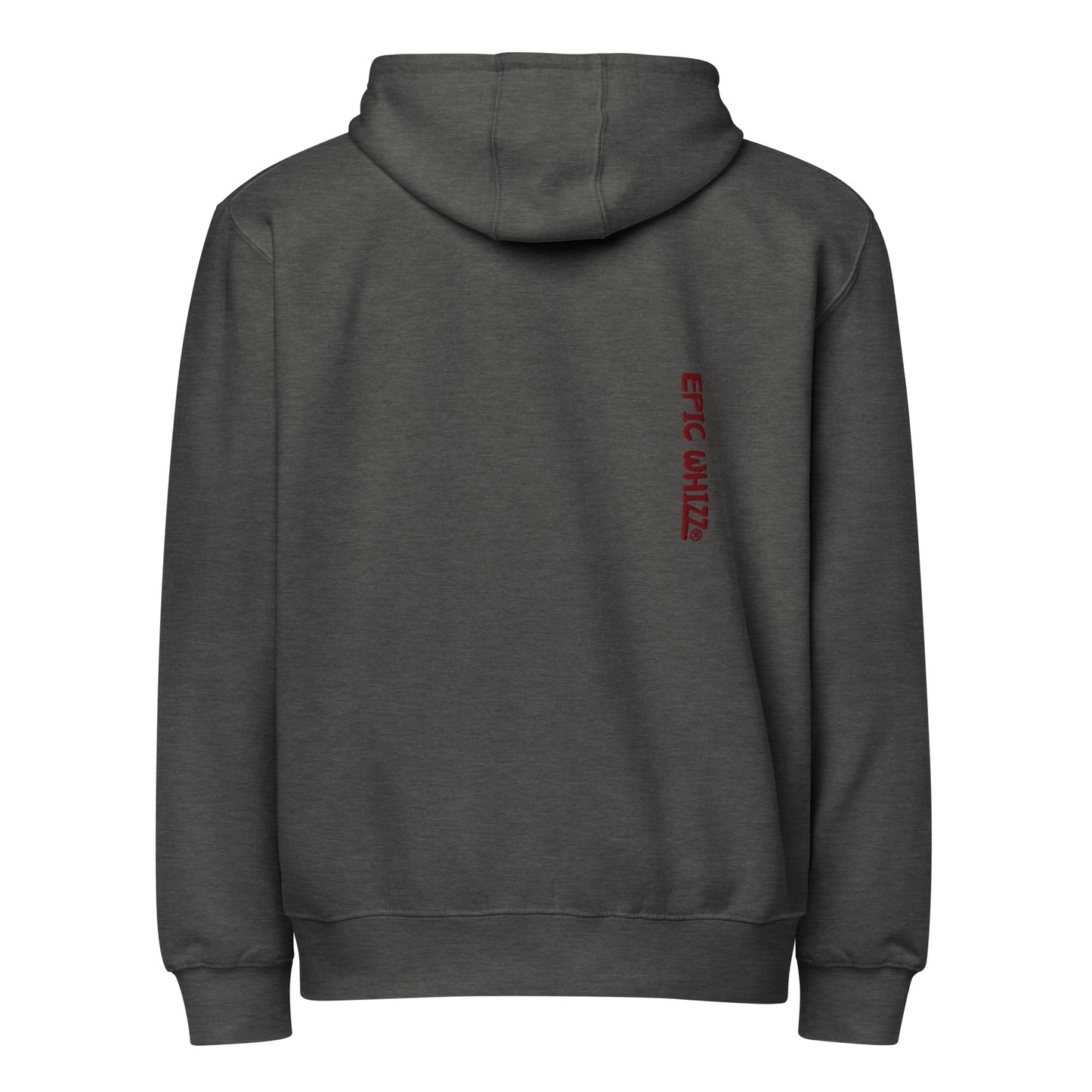 Epic Whizz® Heart-Embroidered_Unisex Premium Full Zip Hoodie