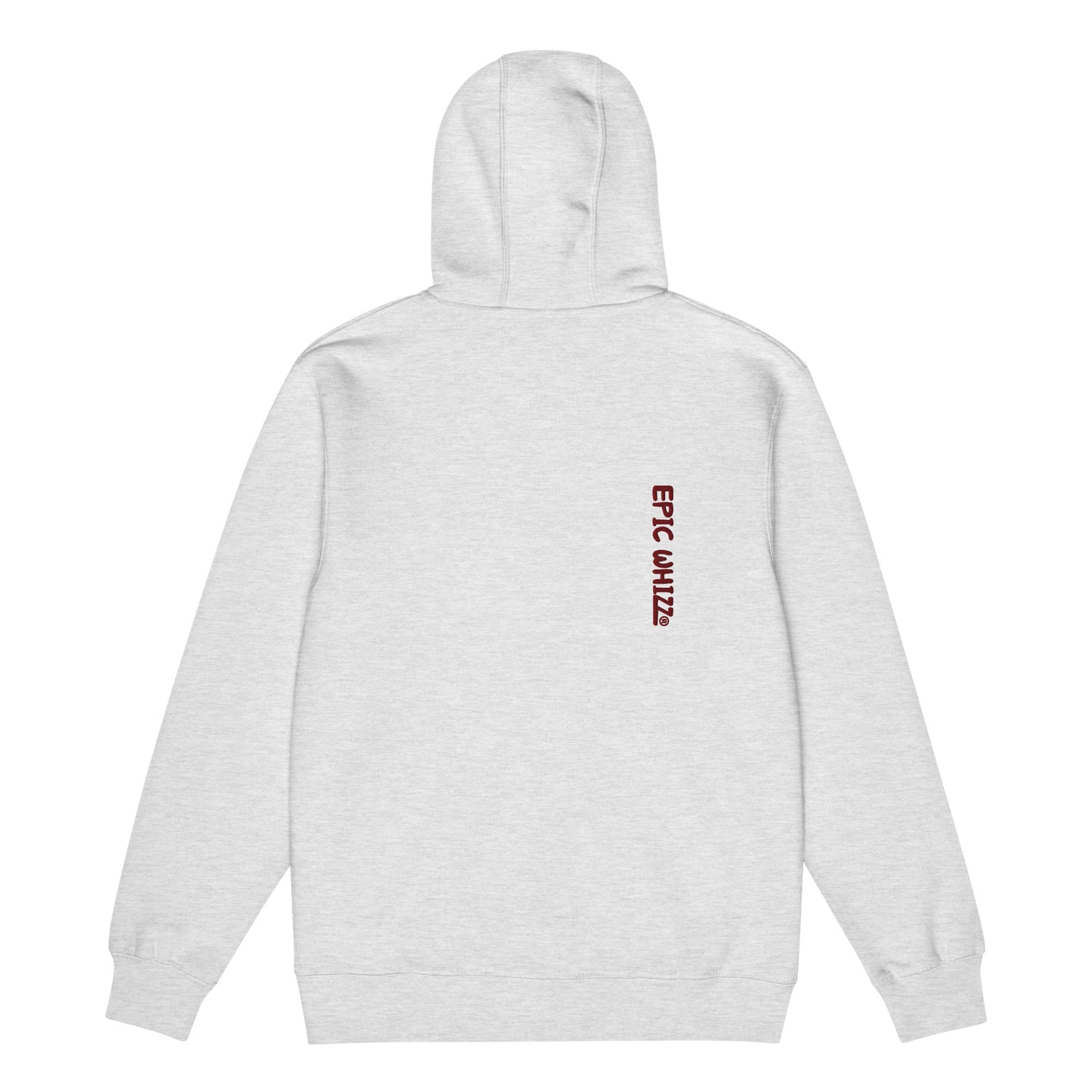 Epic Whizz® Heart-Embroidered_Unisex Premium Full Zip Hoodie