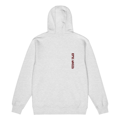 Epic Whizz® Heart-Embroidered_Unisex Premium Full Zip Hoodie