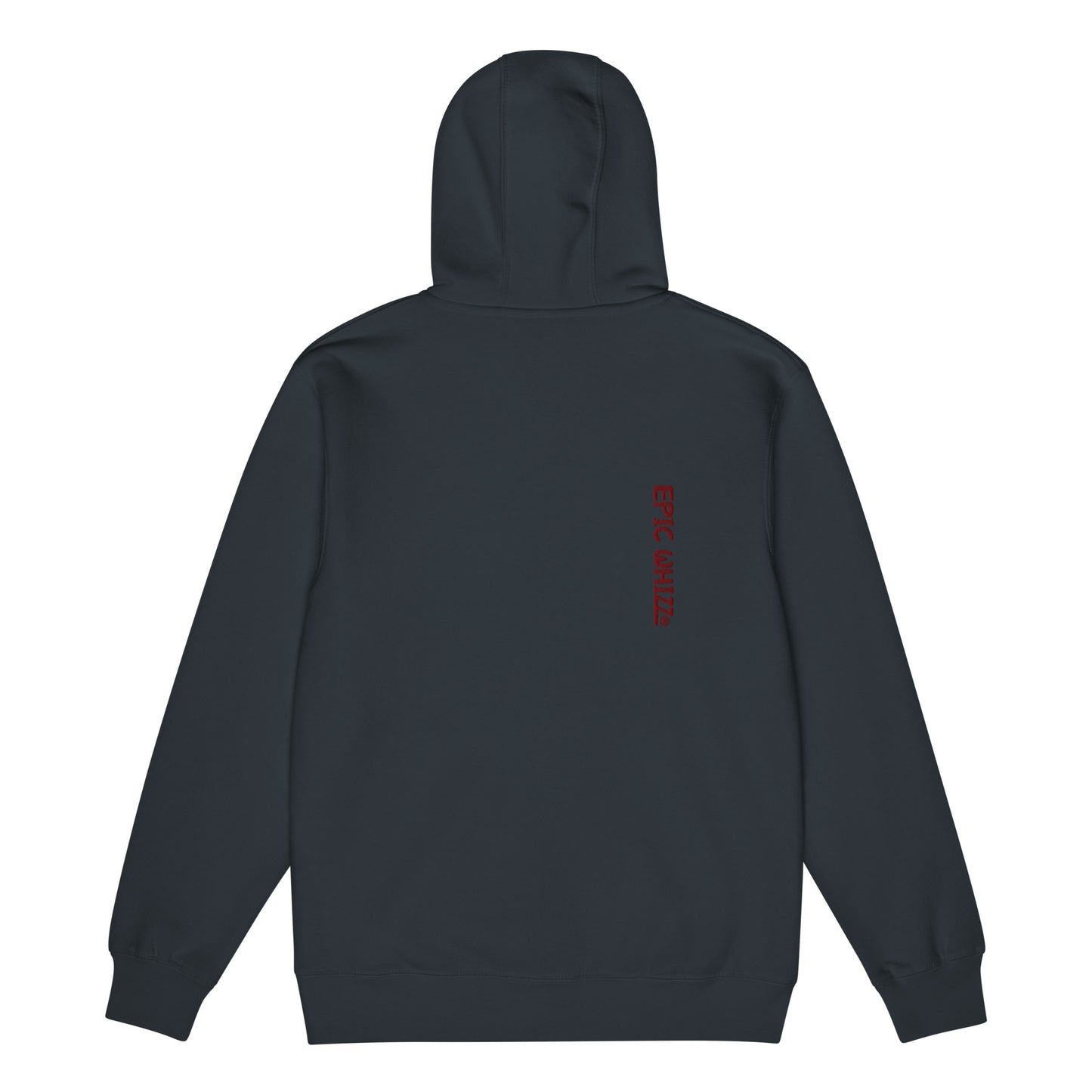 Epic Whizz® Heart-Embroidered_Unisex Premium Full Zip Hoodie