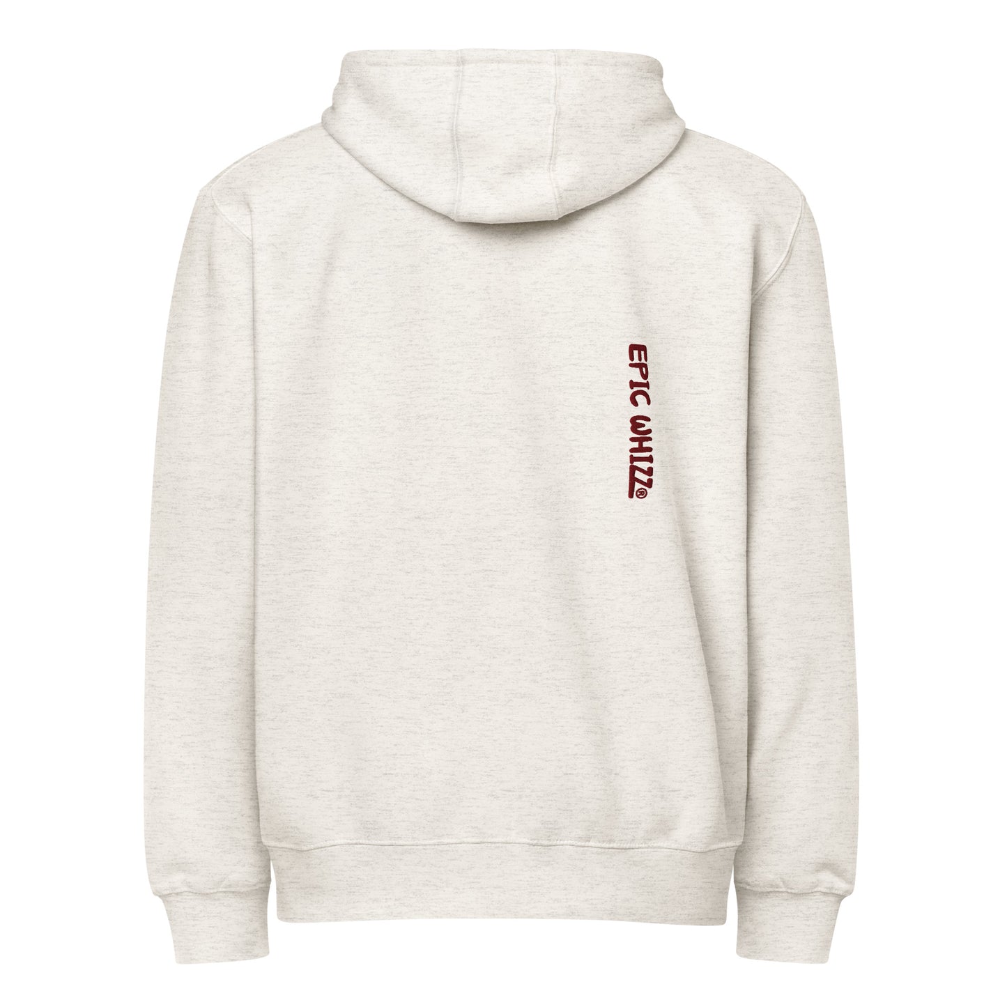 Epic Whizz® Heart-Embroidered_Unisex Premium Full Zip Hoodie