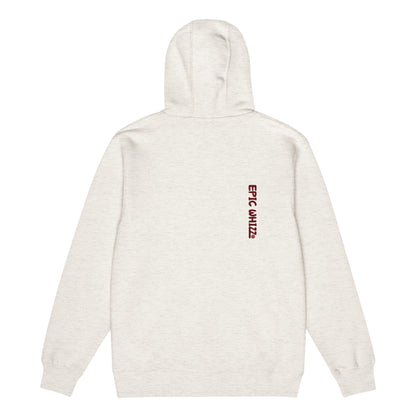 Epic Whizz® Heart-Embroidered_Unisex Premium Full Zip Hoodie