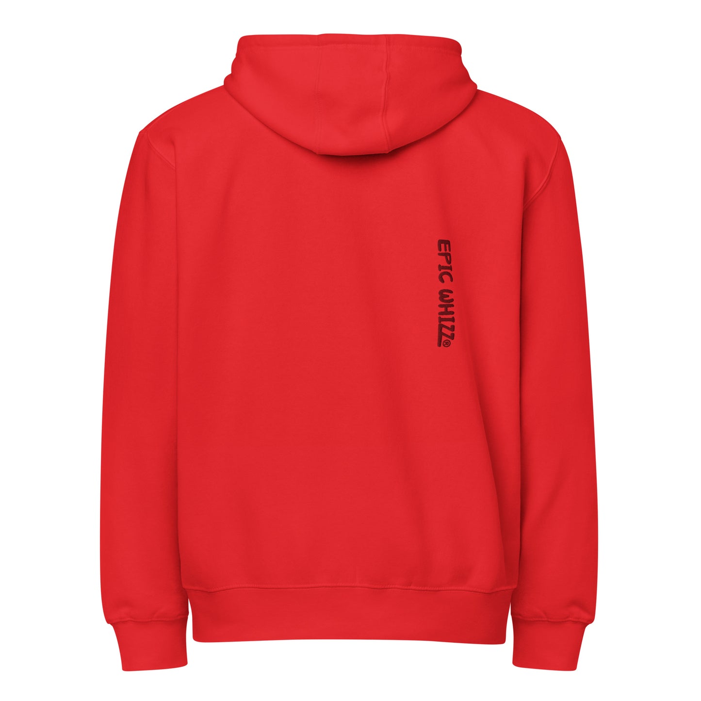 Epic Whizz® Heart-Embroidered_Unisex Premium Full Zip Hoodie