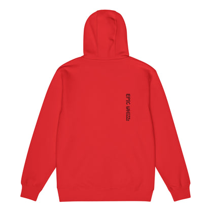 Epic Whizz® Heart-Embroidered_Unisex Premium Full Zip Hoodie