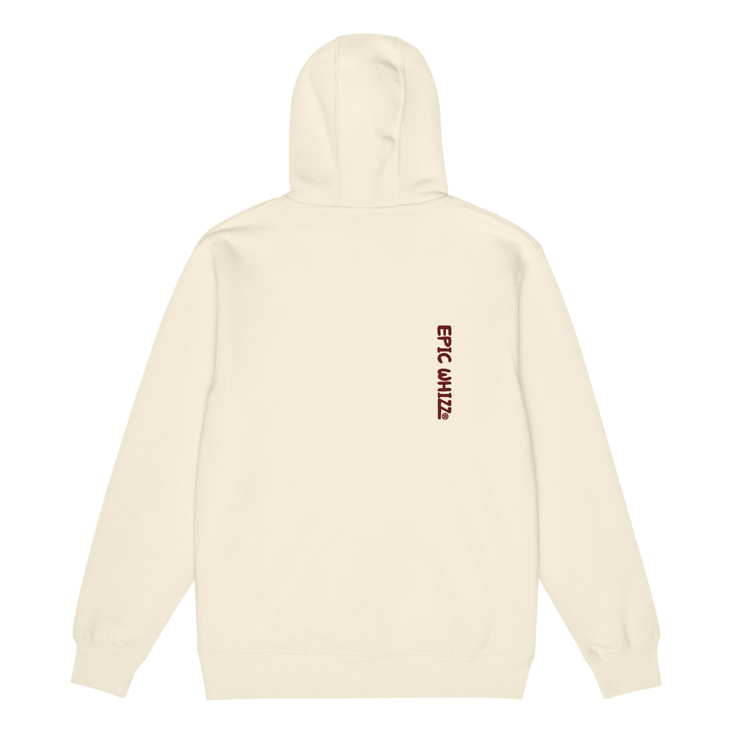 Epic Whizz® Heart-Embroidered_Unisex Premium Full Zip Hoodie
