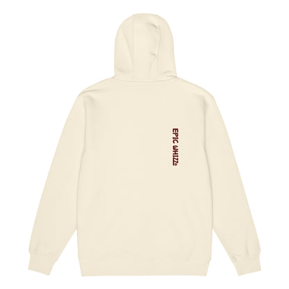 Epic Whizz® Heart-Embroidered_Unisex Premium Full Zip Hoodie