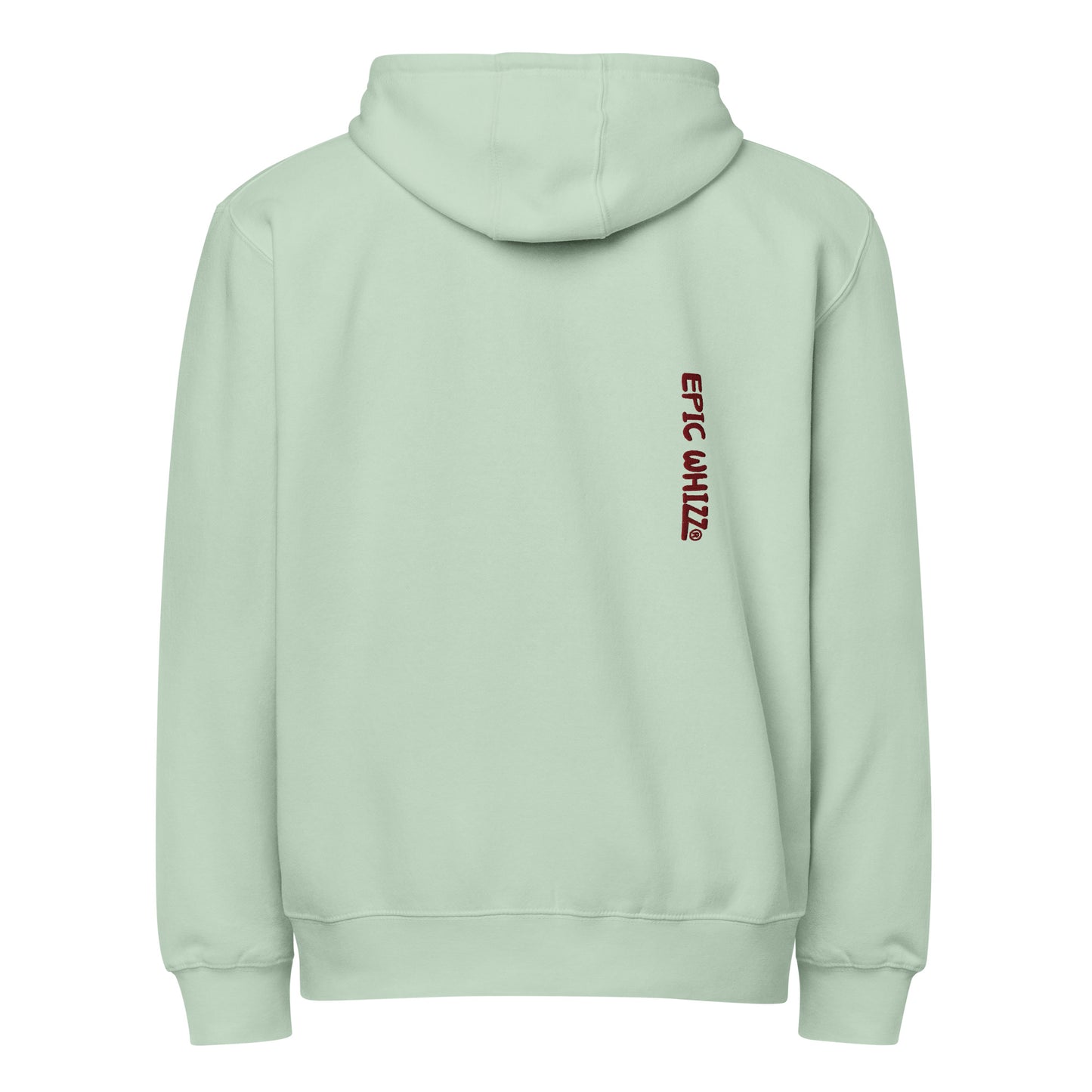 Epic Whizz® Heart-Embroidered_Unisex Premium Full Zip Hoodie