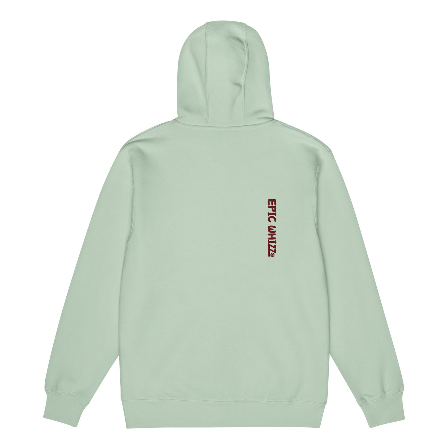 Epic Whizz® Heart-Embroidered_Unisex Premium Full Zip Hoodie