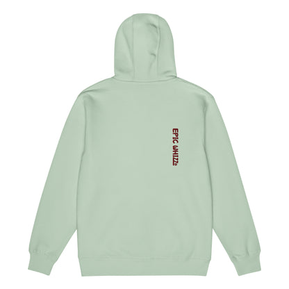 Epic Whizz® Heart-Embroidered_Unisex Premium Full Zip Hoodie
