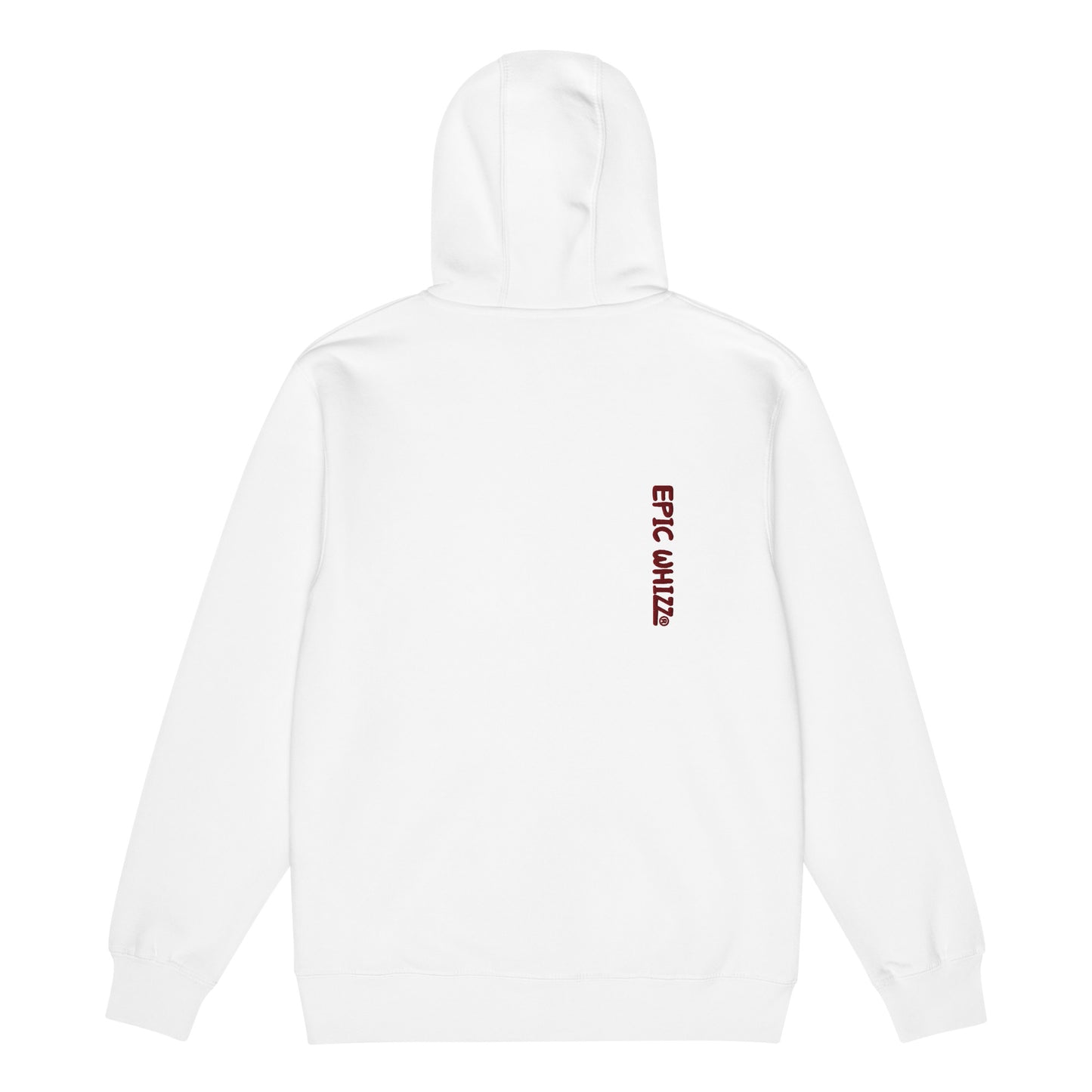 Epic Whizz® Heart-Embroidered_Unisex Premium Full Zip Hoodie