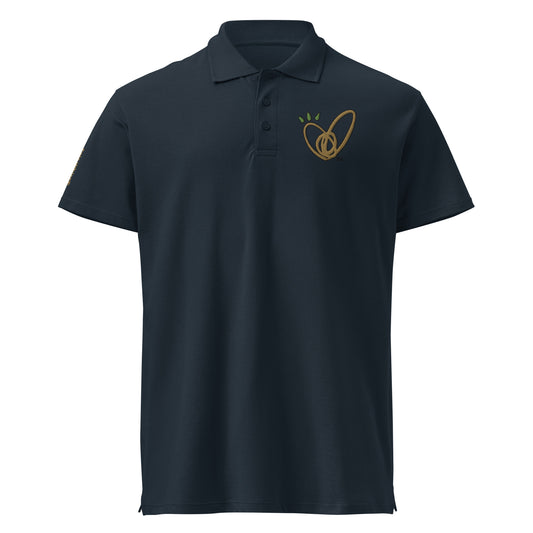Epic Whizz® Heart-Embroidered_Unisex Premium Polo Shirt