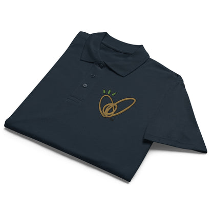 Epic Whizz® Heart-Embroidered_Unisex Premium Polo Shirt
