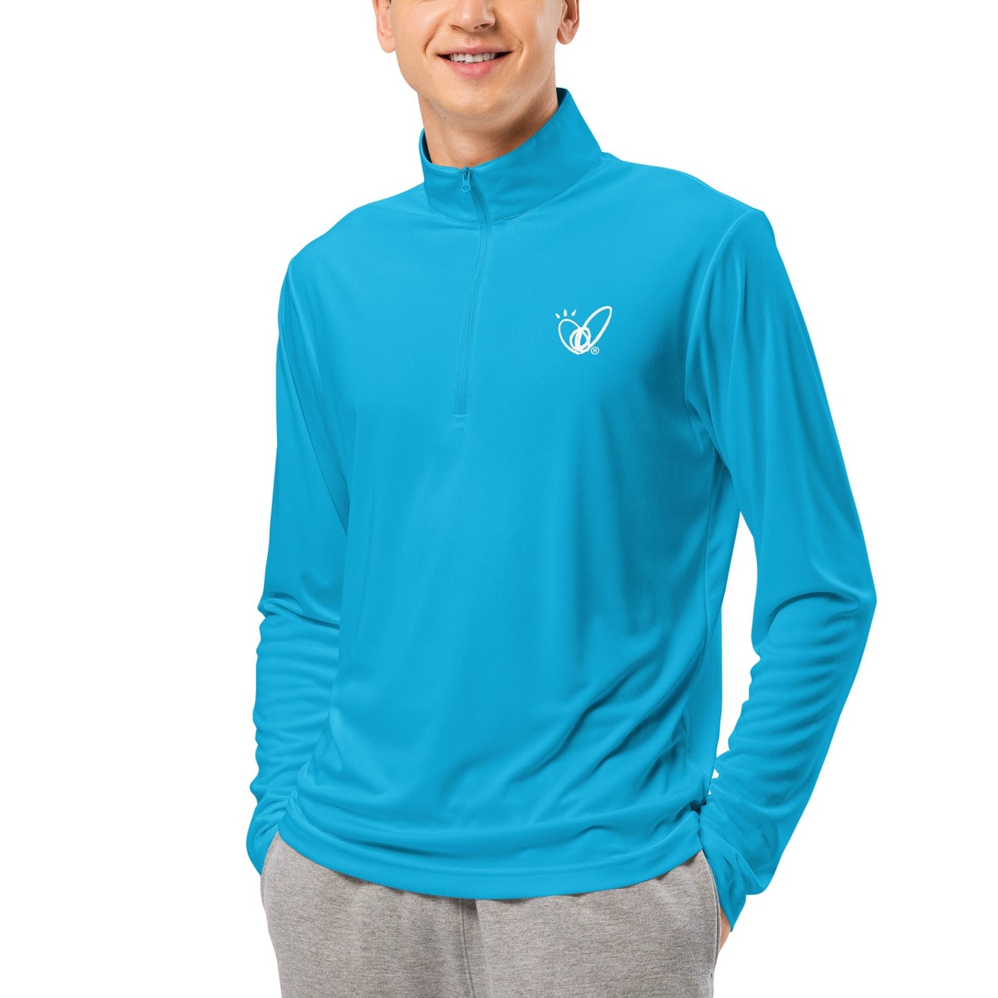 Epic Whizz® Heart_Lightweight Quarter-zip Pullover