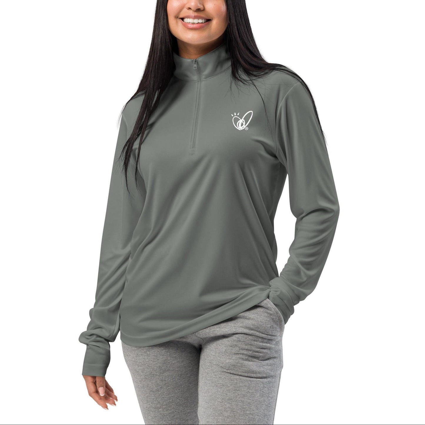Epic Whizz® Heart_Lightweight Quarter-zip Pullover